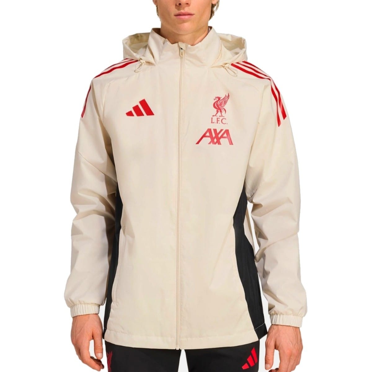 Liverpool FC soccer training rain jacket 2025/26 - Adidas
